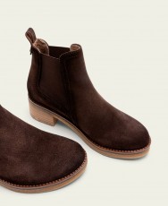 Botines de piel color moka Porronet Dámaris 4731