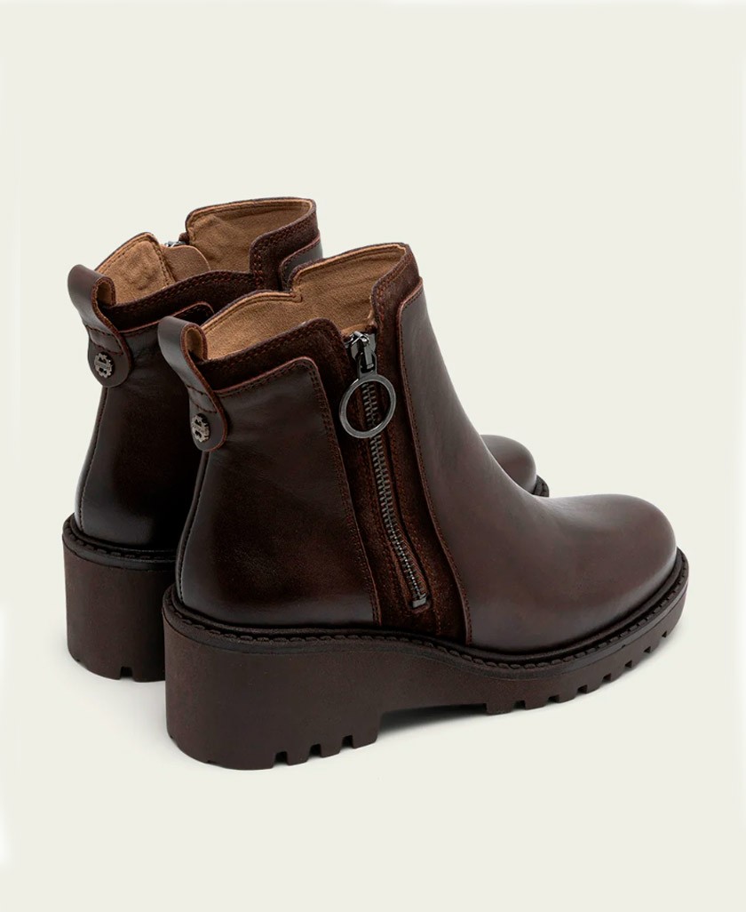 Porronet Elsa 4744 brown casual ankle boots