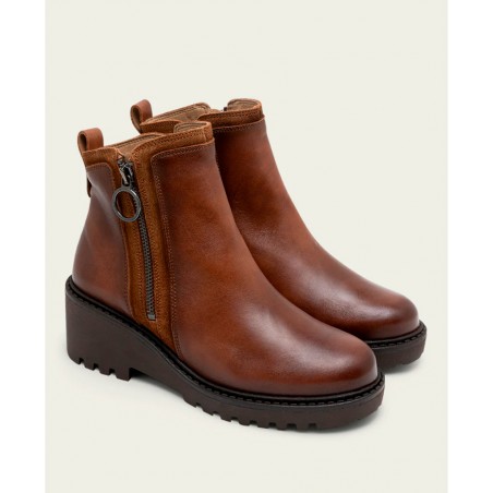 Porronet Elsa 4744 low wedge ankle boots