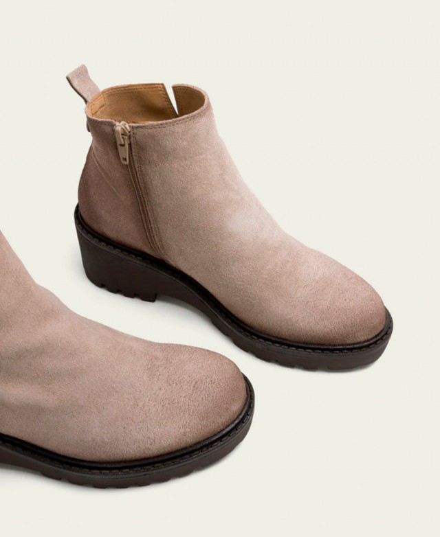 Porronet Elisa 4743 women's suede ankle boots