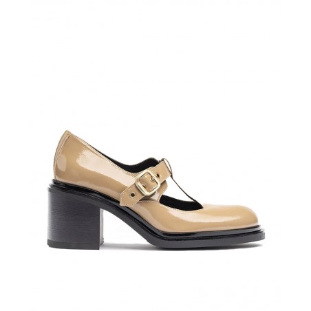 Zapato de tacón estilo mercedita Yokono Ella-003