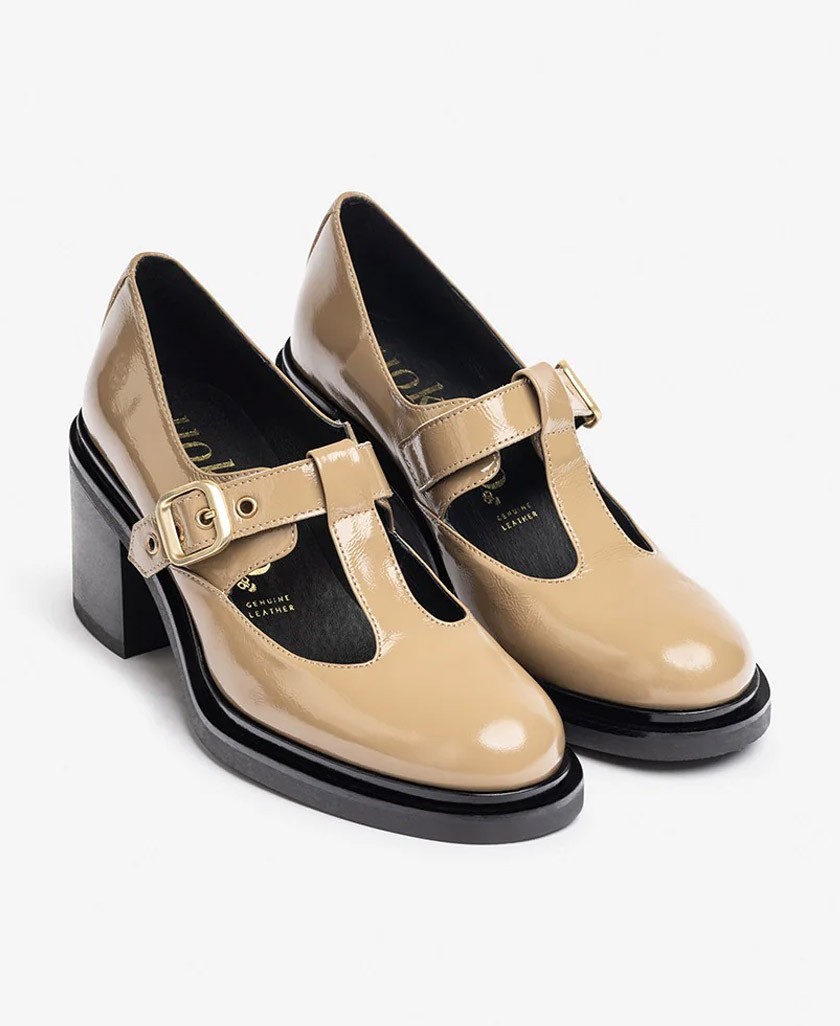 Zapato de tacón estilo mercedita Yokono Ella-003