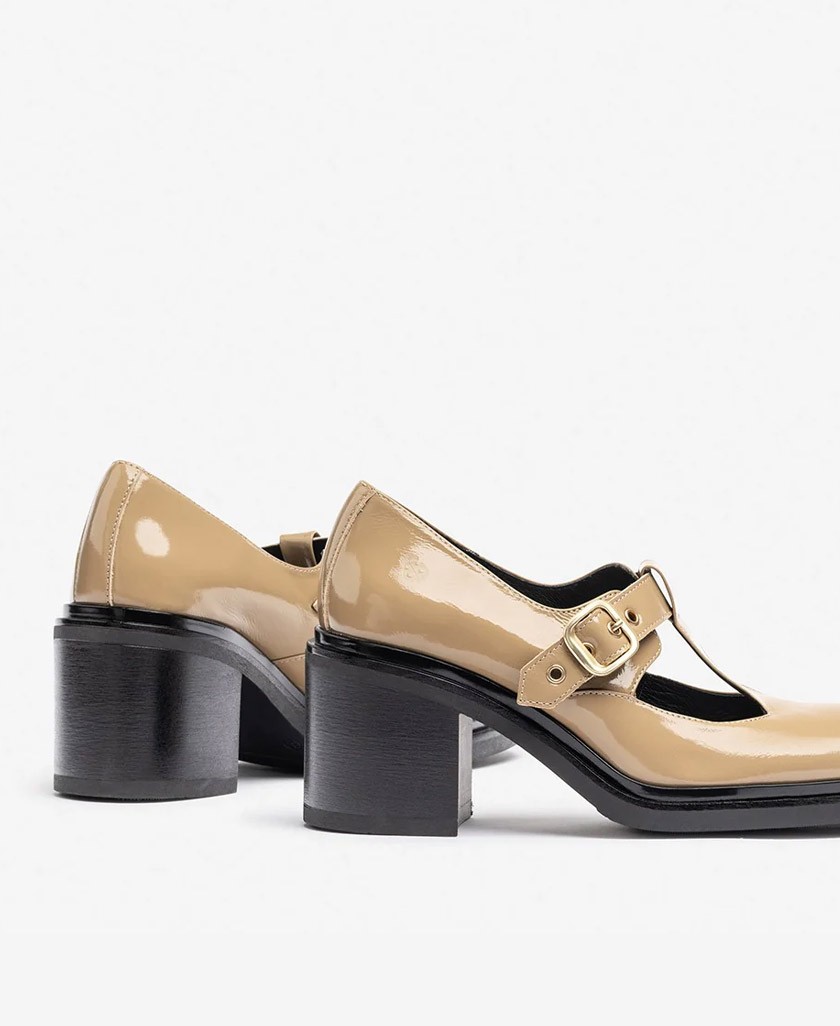 Yokono Ella-003 Mary Jane-style heeled shoe