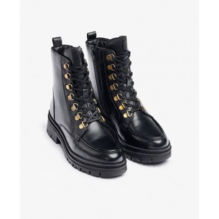 Botín plano con suela dentada Yokono Lan-312