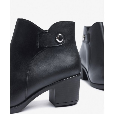 Botines negros clásicos Yokono Lille-103