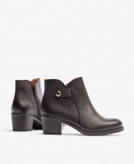 Yokono Lille-103 brown low-heeled ankle boots