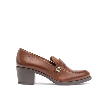 Yokono Lille-100 heeled shoe with detailing