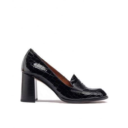 Zapatos negros de tacón alto Yokono Loir-003