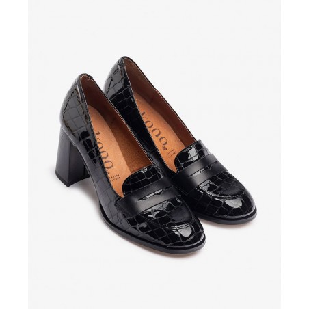 Zapatos negros de tacón alto Yokono Loir-003