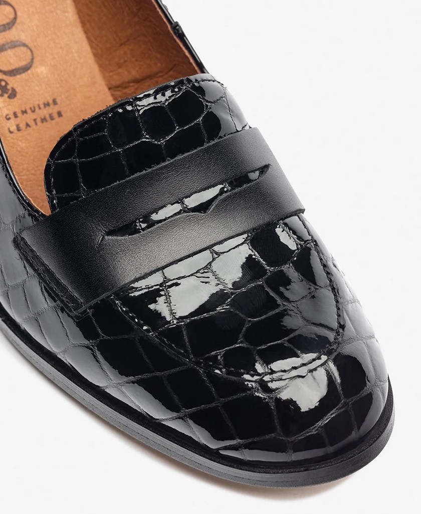 Zapatos negros de tacón alto Yokono Loir-003