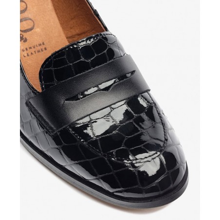 Yokono Loir-003 black high-heeled shoes