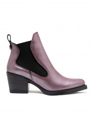 Burgundy elastic ankle boots Porronet Fanny 4750