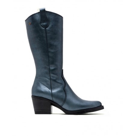 Porronet Fabila 4754 metallic blue cowboy boots