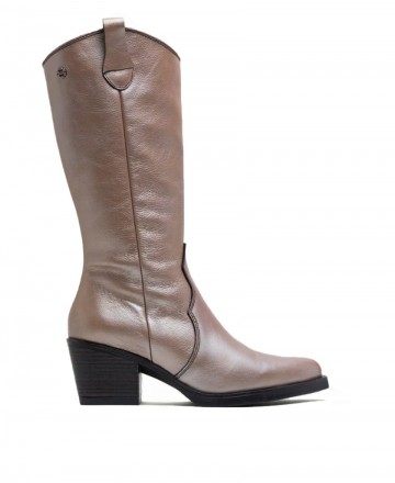 Botas cowboy color platino Porronet Fabila 4754