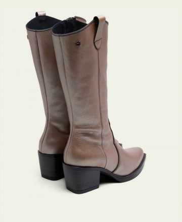 Botas cowboy color platino Porronet Fabila 4754