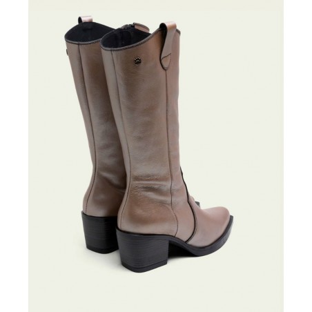 Botas cowboy color platino Porronet Fabila 4754