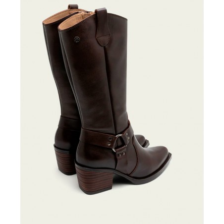 Porronet Fiona 4756 mocha cowboy-style boot