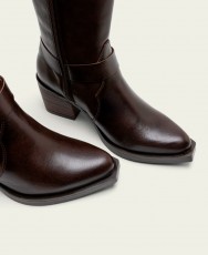 Porronet Fiona 4756 mocha cowboy-style boot