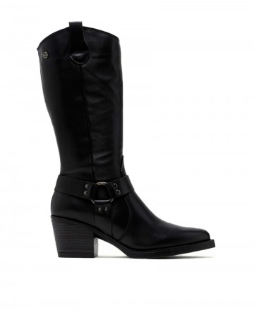 Porronet Fiona 4756 women's black high boots