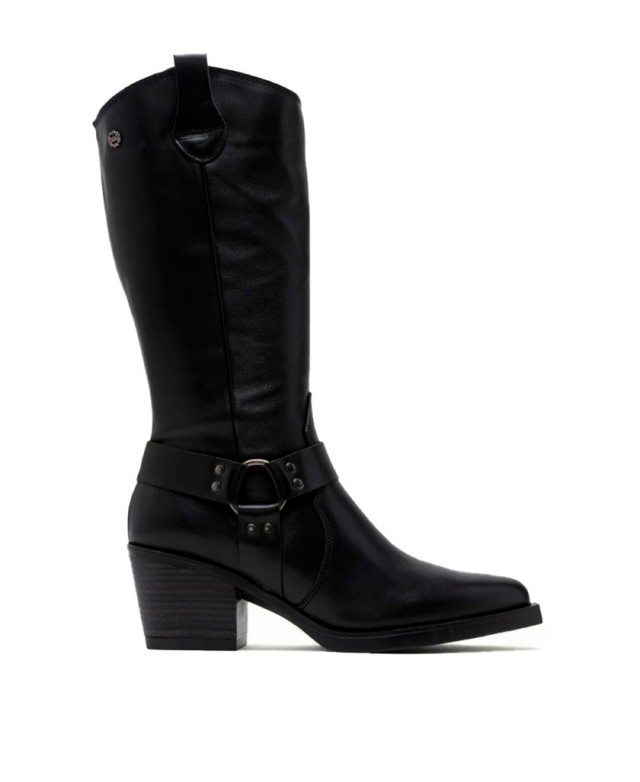 Porronet Fiona 4756 women's black high boots