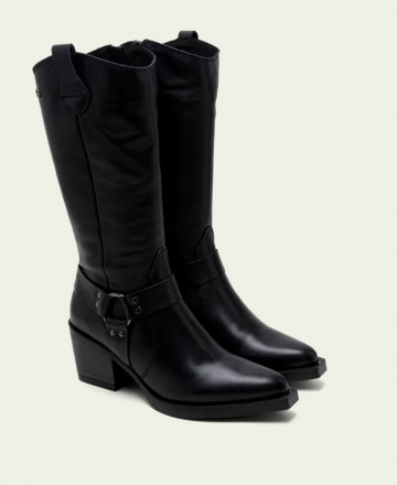 Botas altas negras de mujer Porronet Fiona 4756