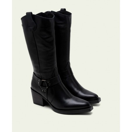 Porronet Fiona 4756 women's black high boots