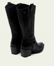 Porronet Fiona 4756 women's black high boots