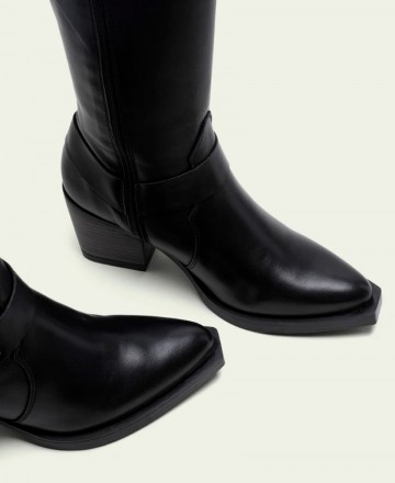 Botas altas negras de mujer Porronet Fiona 4756