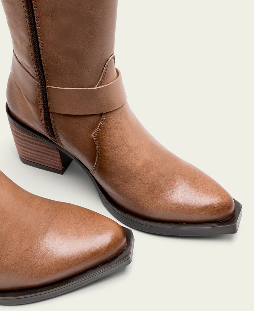 Porronet Fiona 4756 taupe cowboy boots