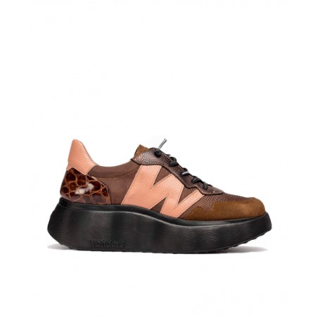 Brown sneakers Wonders Roma A-3631