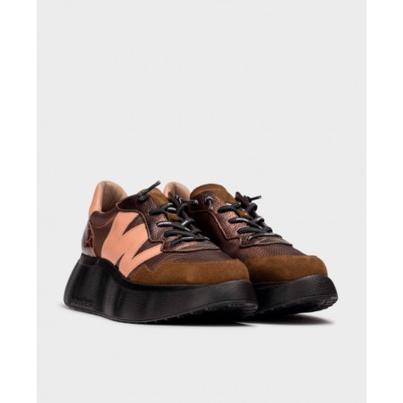 Brown sneakers Wonders Roma A-3631