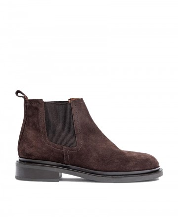 Botines para mujer en color marron Caracteristicas con cremallera tacon 5 cm zapato de estilo casual suela de goma exterior pie