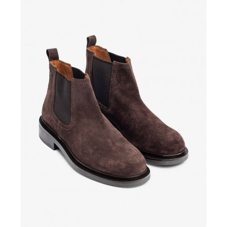 Botines para mujer en color marron Caracteristicas con cremallera tacon 5 cm zapato de estilo casual suela de goma exterior pie