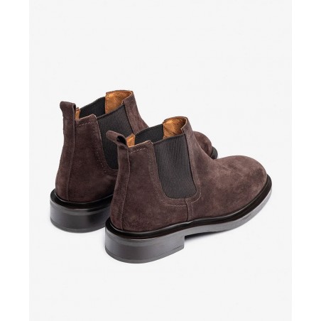 Botines para mujer en color marron Caracteristicas con cremallera tacon 5 cm zapato de estilo casual suela de goma exterior pie