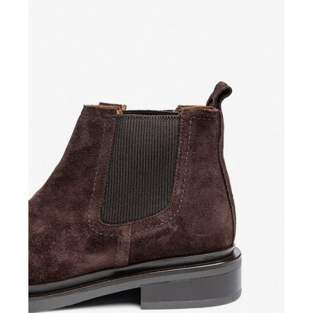 Botines para mujer en color marron Caracteristicas con cremallera tacon 5 cm zapato de estilo casual suela de goma exterior pie