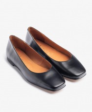 Yokono Lenna-104 square toe ballerina flats