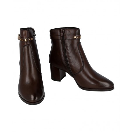 Elegant Catchalot 4158 leather ankle boots