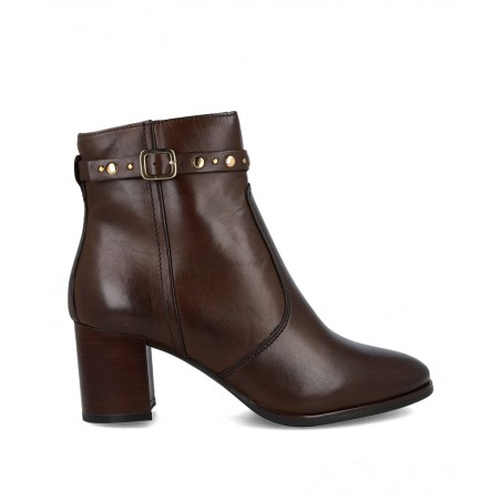 Elegant Catchalot 4158 leather ankle boots