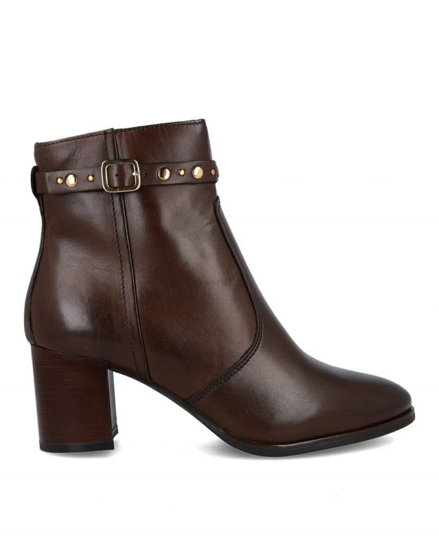 Elegant Catchalot 4158 leather ankle boots