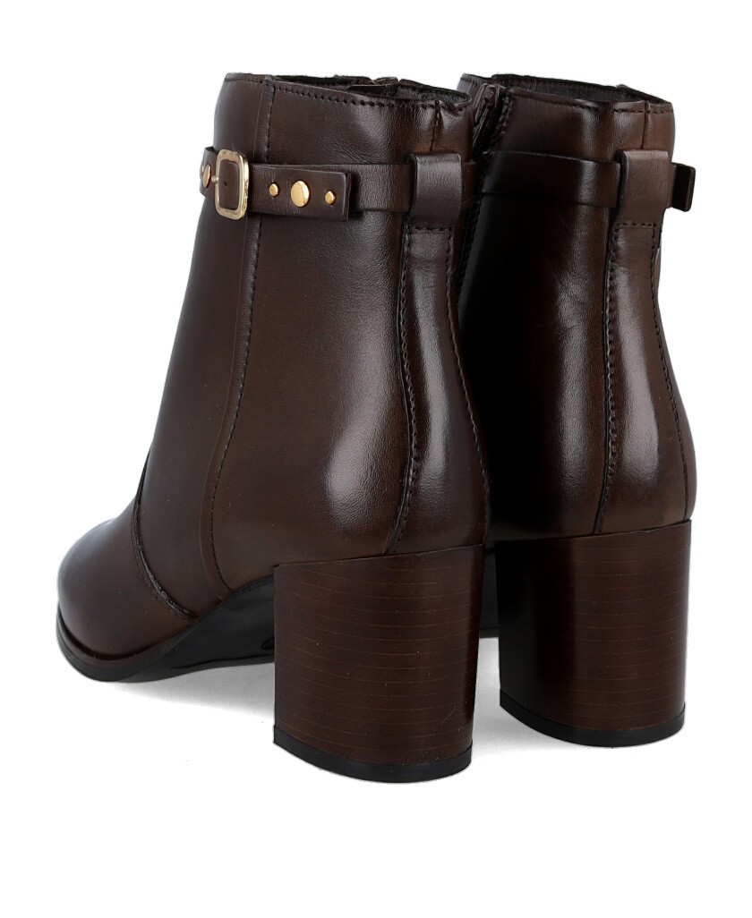 Elegant Catchalot 4158 leather ankle boots