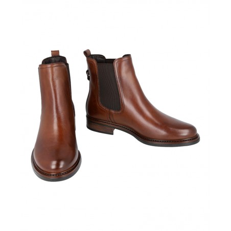 Catchalot 1057 flat ankle boots with elasticated sides