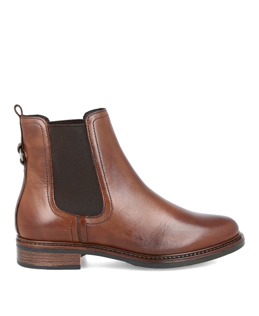 Catchalot 1057 flat ankle boots with elasticated sides