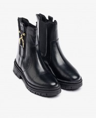 Botines plano con detalle dorado Yokono Lan-310