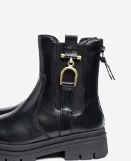 Botines plano con detalle dorado Yokono Lan-310