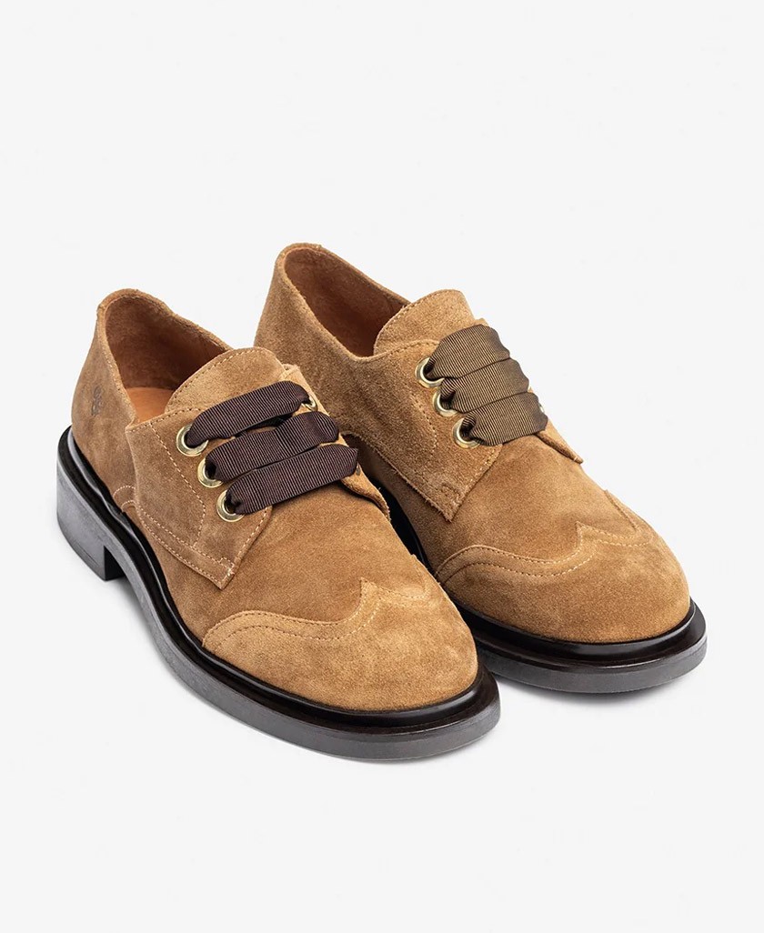 Yokono Lei-004 suede leather shoes