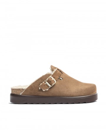 Zapato marrón para mujer Yokono Zueco Tunez 600b