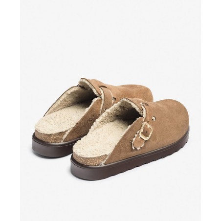 Zapato marrón para mujer Yokono Zueco Tunez 600b