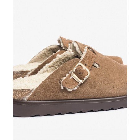 Zapato marrón para mujer Yokono Zueco Tunez 600b