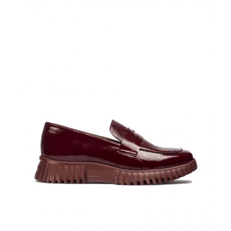 Wonders Flexfly A-4402 burgundy women's loafers