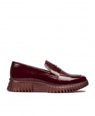 Wonders Flexfly A-4402 burgundy women's loafers